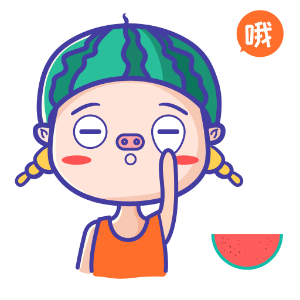 猪猪瓜皮 messages sticker-11