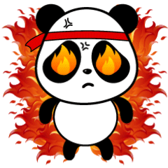 Panda baby Sticker messages sticker-3