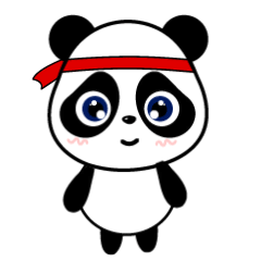 Panda baby Sticker messages sticker-1