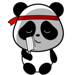 Panda baby Sticker messages sticker-10