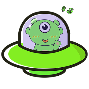 Green Little Monster messages sticker-4