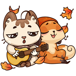 Stickers: Autumn·Friendship messages sticker-0