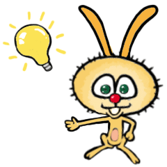 Happy rabbit Sticker messages sticker-11