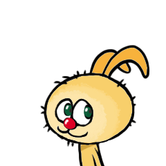 Happy rabbit Sticker messages sticker-4