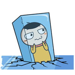 Shiny boy Sticker messages sticker-8