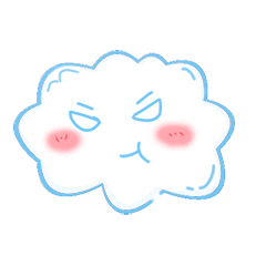 Fat clouds Sticker messages sticker-8