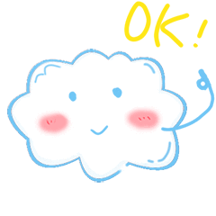 Fat clouds Sticker messages sticker-0