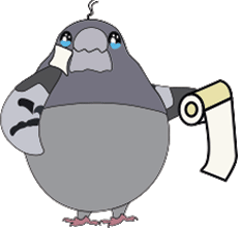 Pigeon cackles Sticker messages sticker-7