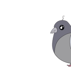 Pigeon cackles Sticker messages sticker-0