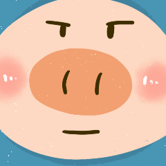 Pig pig Sticker messages sticker-9