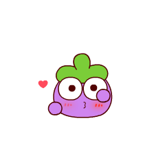 茄子-Emoji messages sticker-5