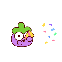 茄子-Emoji messages sticker-6