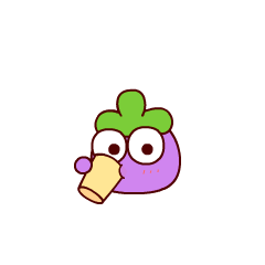 茄子-Emoji messages sticker-0