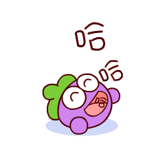 茄子-Emoji messages sticker-8