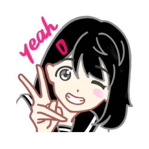 樱花中文版STICKER messages sticker-4