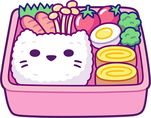 Kawaii Stickers - Food messages sticker-0