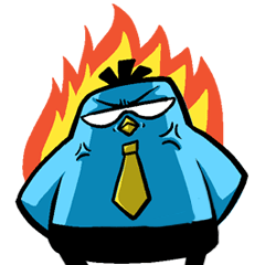 Chicken bully Sticker messages sticker-8