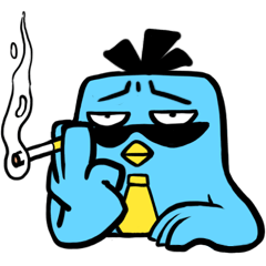 Chicken bully Sticker messages sticker-5