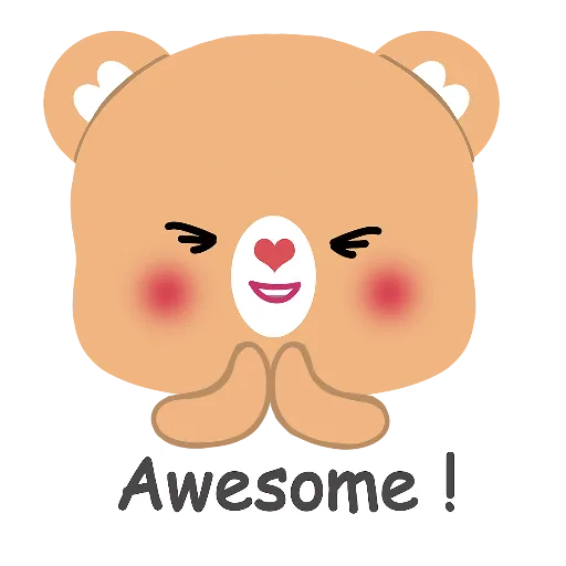 LovelyBear-editor messages sticker-4