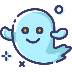 Blue Little Specter messages sticker-0