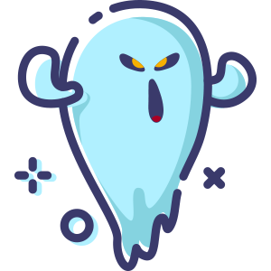 Blue Little Specter messages sticker-4