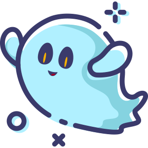 Blue Little Specter messages sticker-6