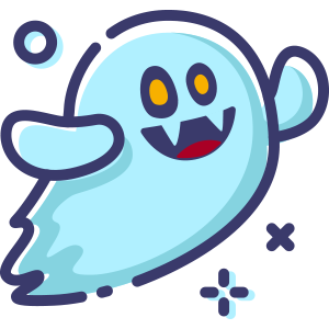 Blue Little Specter messages sticker-10
