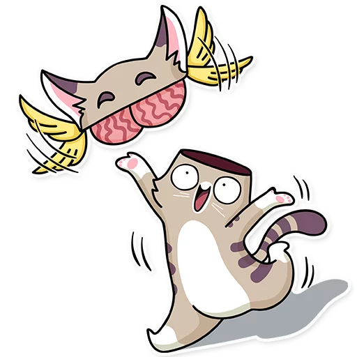 有趣猫 messages sticker-8