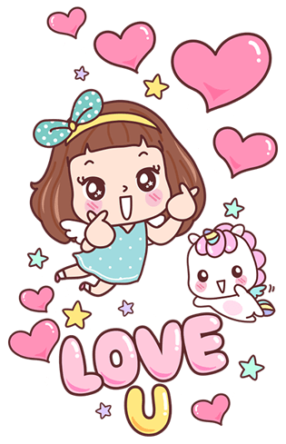 Stickers: 寶藏女孩的問 候 messages sticker-11
