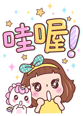 Stickers: 寶藏女孩的問 候 messages sticker-1