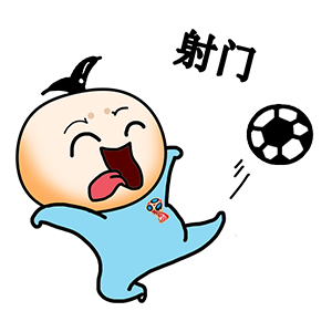 大头爱踢球 messages sticker-1