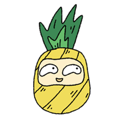 Pineapple Pineapple Stickers messages sticker-11