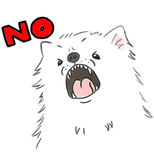 Samoyed - Sticker messages sticker-7