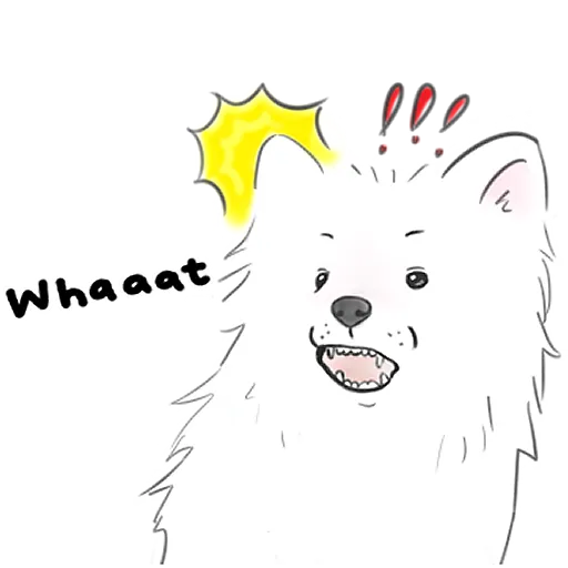 Samoyed - Sticker messages sticker-10