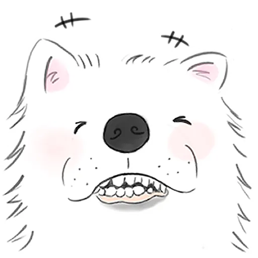 Samoyed - Sticker messages sticker-8