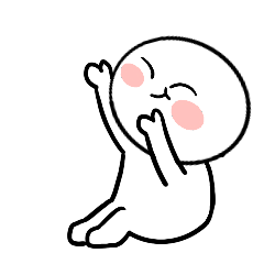 White Round Face Boy messages sticker-3