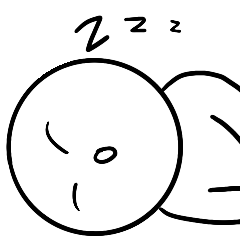 White Round Face Boy messages sticker-11