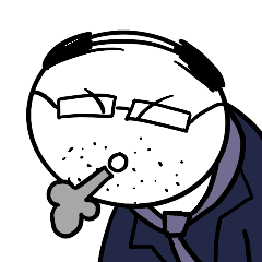 White Round Face Boy messages sticker-9