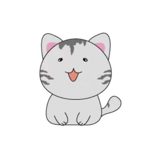 天空之猫Emoji messages sticker-2