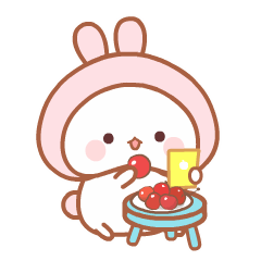 小白兔FMpro-emoji messages sticker-7