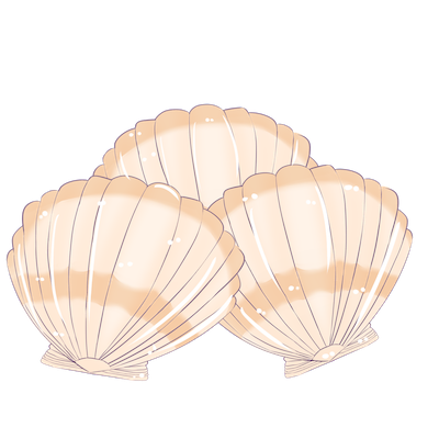 Cute Seashell Sticker messages sticker-0