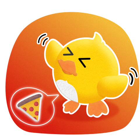Duckling Duck messages sticker-5