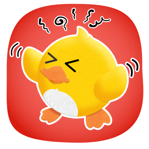 Duckling Duck messages sticker-11