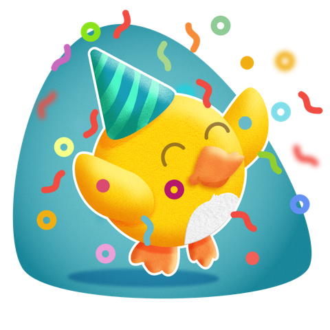Duckling Duck messages sticker-6