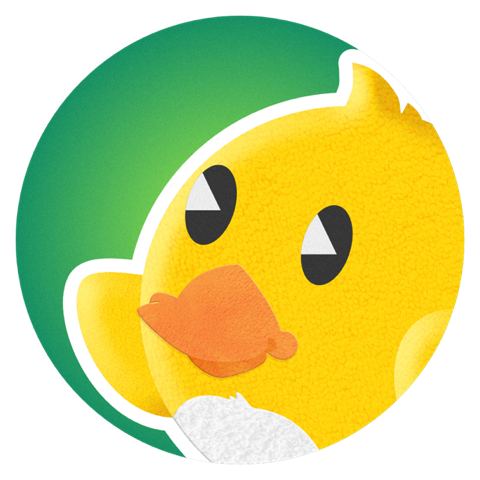 Duckling Duck messages sticker-7