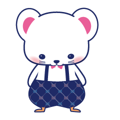 GIF可爱老鼠贴纸-YiYuan messages sticker-2