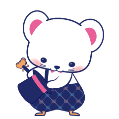 GIF可爱老鼠贴纸-YiYuan messages sticker-0