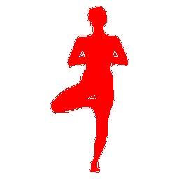 Fun Yoga Silhouette Stickers messages sticker-7