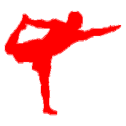 Fun Yoga Silhouette Stickers messages sticker-2