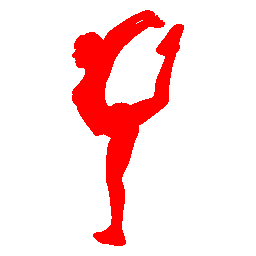 Fun Yoga Silhouette Stickers messages sticker-11
